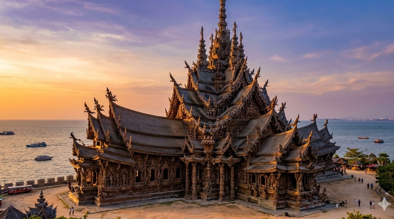 SANCTUARY OF TRUTH PATTAYA WITH TICKETS (PRIVATE PICK UP AND DROP PATTAYA HOTEL)